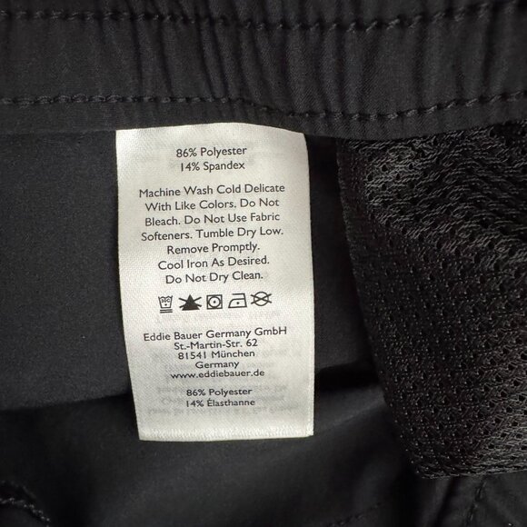 Eddie Bauer Departure Shorts Womens 2X Black‎ Stretch Outdoor NWT SS-2013 - Picture 5 of 11